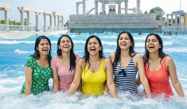 Women only Wavepool Slots A dedicated wave pool experience exclusively for women to relax, unwind, and party freely.  Timings: 11-11:30 AM & 1-1:30 PM