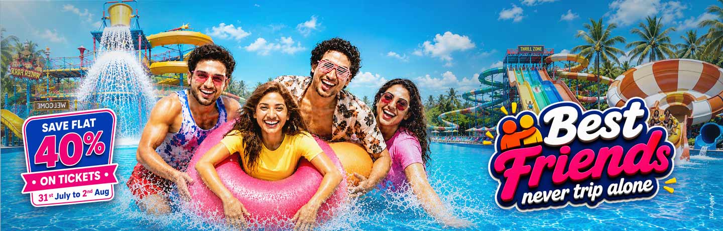 Imagicaa Friendship Day Offer - Flat 40% Off Theme Park and Water Park Tickets