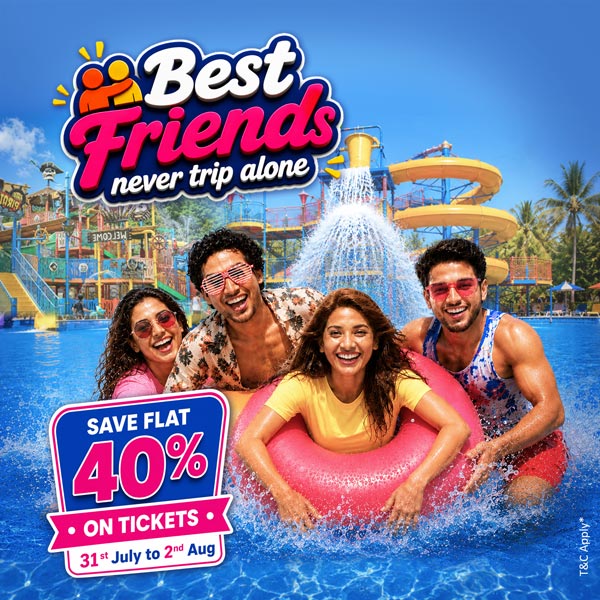 Imagicaa Friendship Day Offer - Flat 40% Off Theme Park and Water Park Tickets