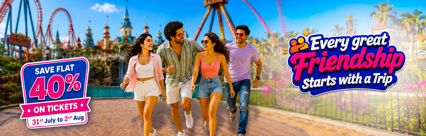 Imagicaa Friendship Day Offer - Flat 40% Off Theme Park and Water Park Tickets