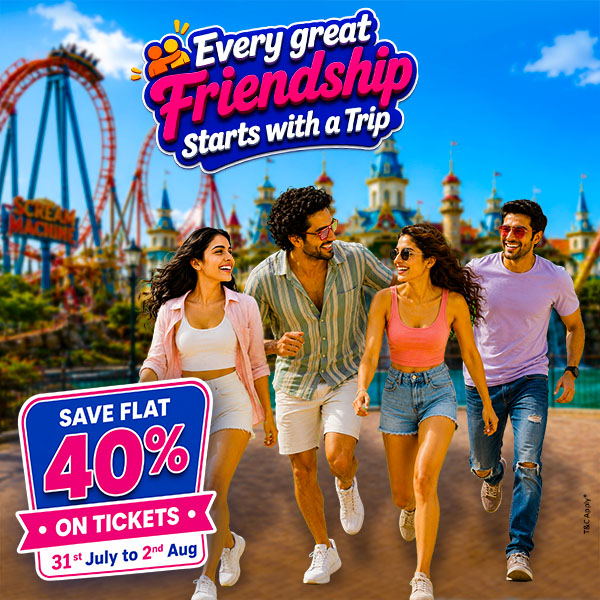 Imagicaa Friendship Day Offer - Flat 40% Off Theme Park and Water Park Tickets